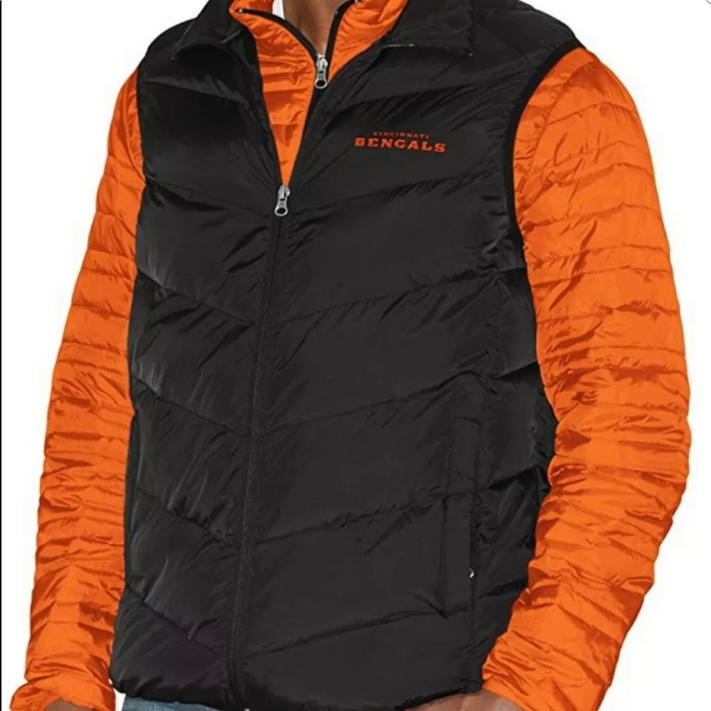 NFL Bengals jacket and vest new 5XL